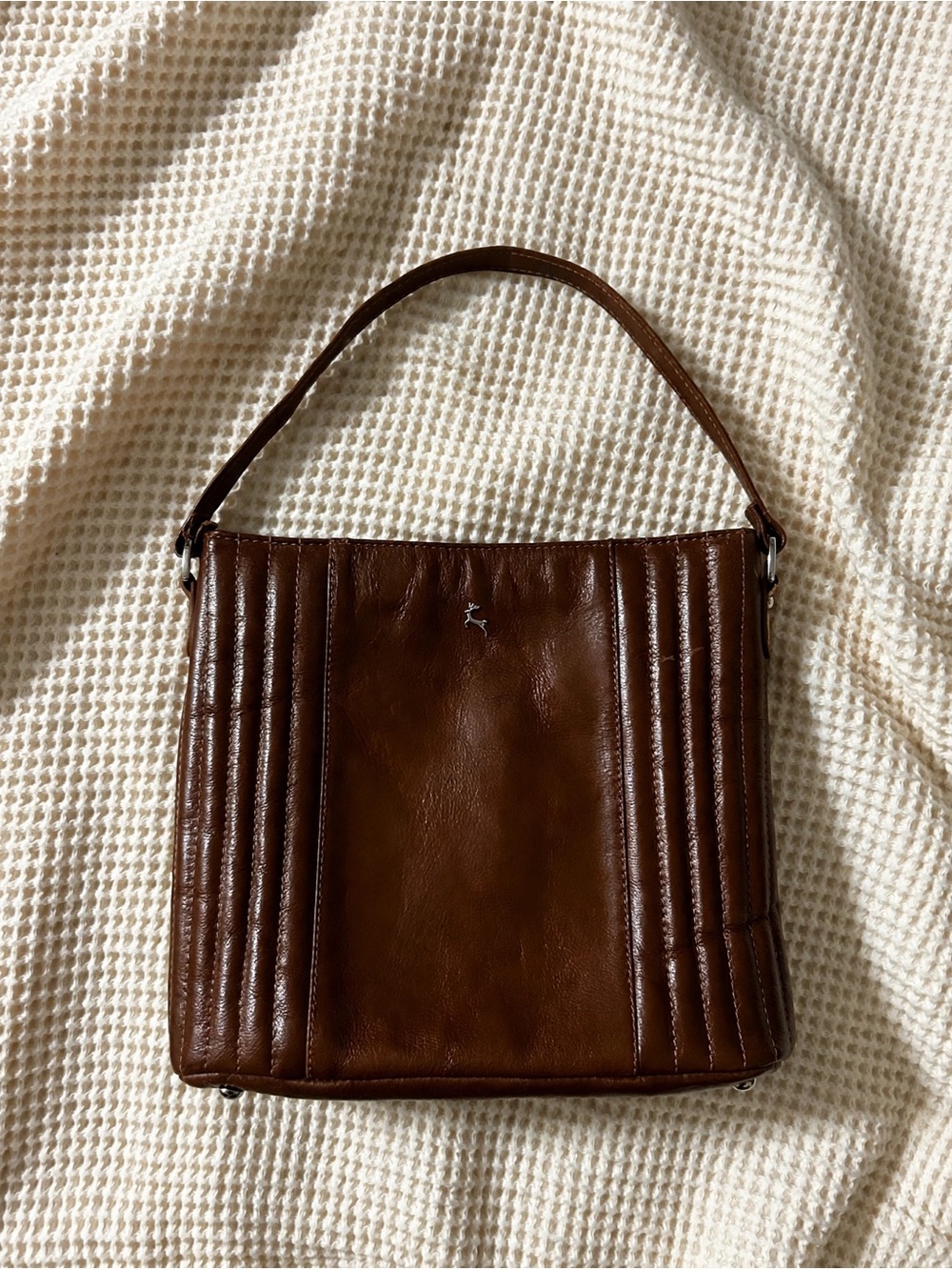 Ashwood Genuine Leather Shoulder Bag in Brown